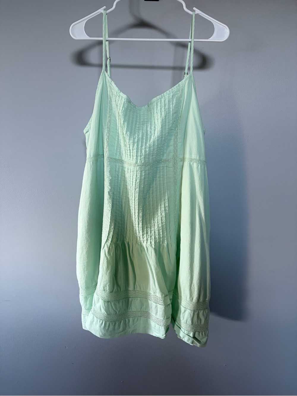Abercrombie & Fitch Mint Flowy Mini Dress